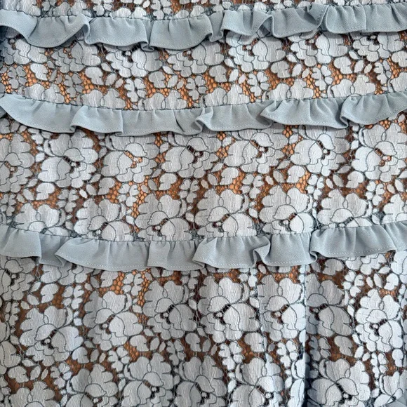 Michael Kors Blue Lace Dress - Picture 6 of 9